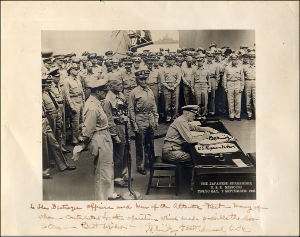 Lot 364 Chester Nimitz