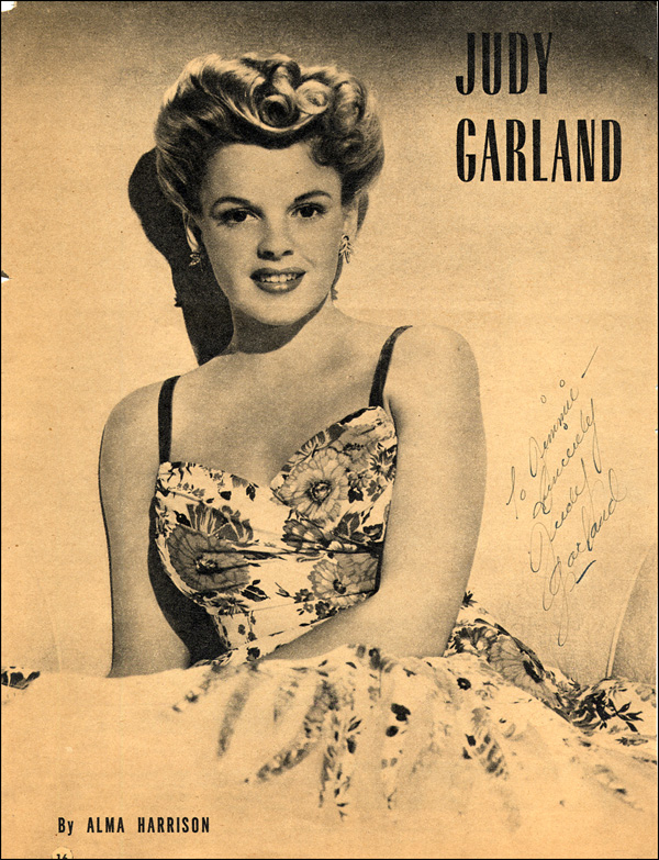 Lot 1375 Judy Garland