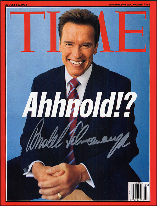 Lot 1874 Arnold Schwarzenegger