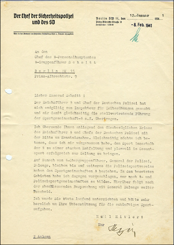 Lot 334 Reinhard Heydrich