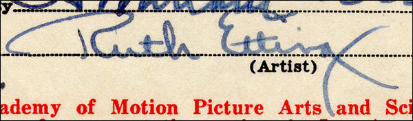 Lot 1316 Ruth Etting