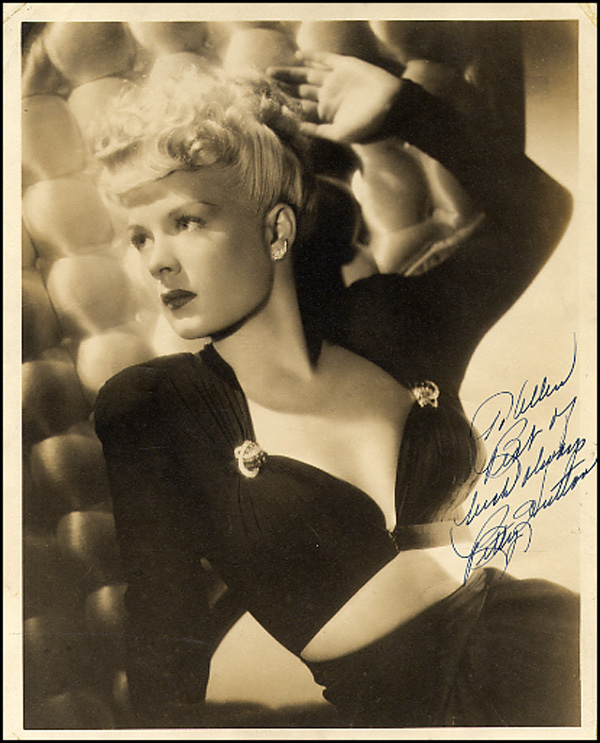 Lot 1484 Betty Hutton