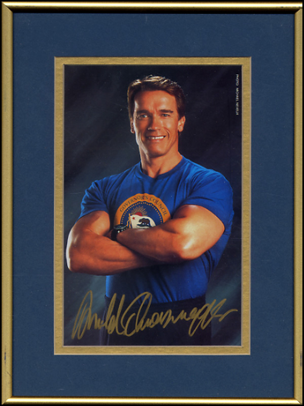 Lot 1876 Arnold Schwarzenegger