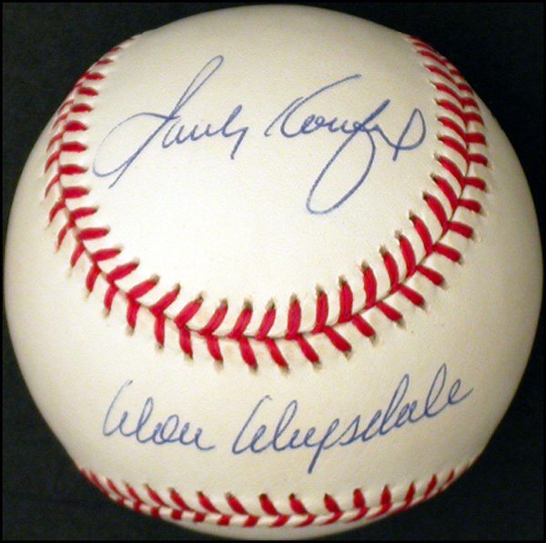 Lot 2240 Sandy Koufax and Don Drysdale