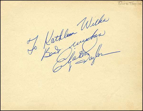 Lot 1995 Elizabeth Taylor