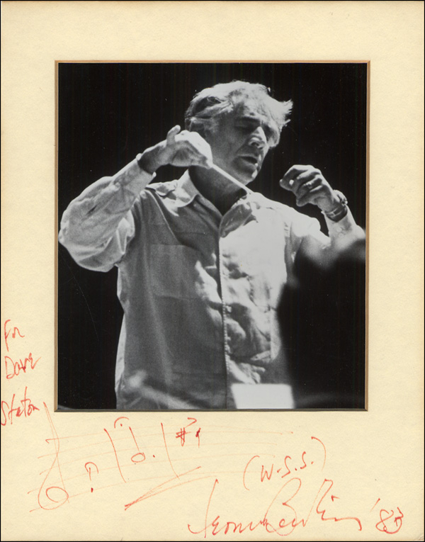 Lot 658 Leonard Bernstein