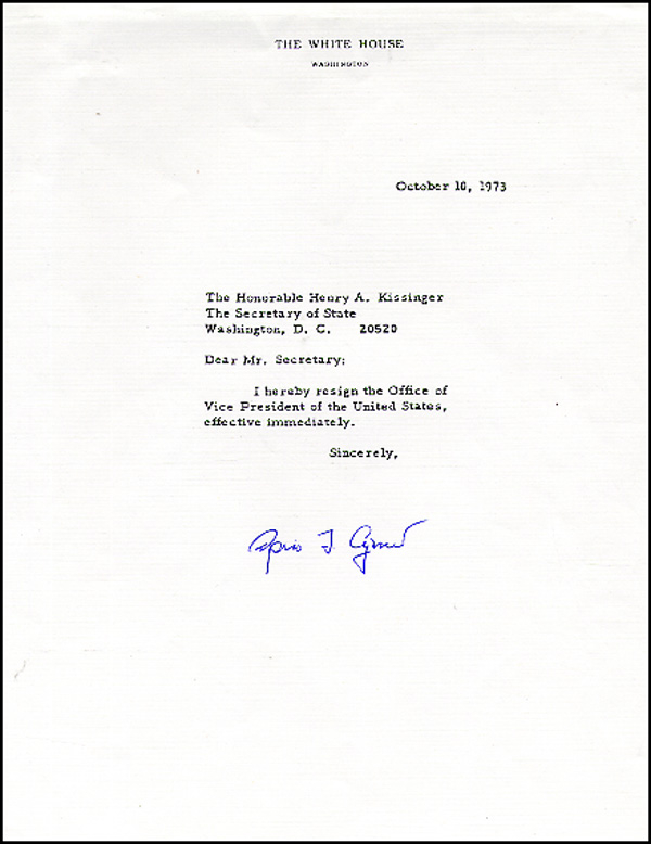 Lot 116 Spiro Agnew