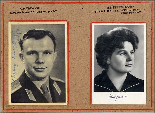 Lot 428 Yuri Gagarin and Valentina Tereshkova