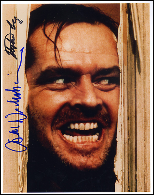 Lot 1737 Jack Nicholson and Steven King