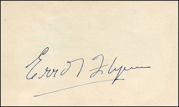 Lot 1338 Errol Flynn