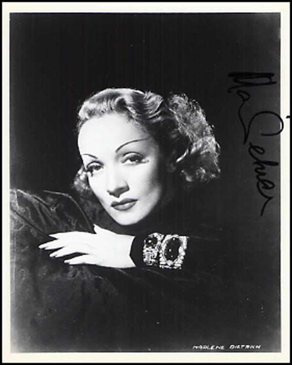 Lot 1278 Marlene Dietrich