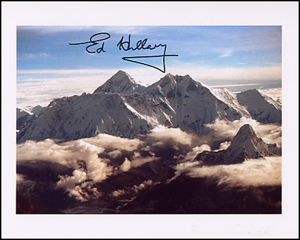 Lot 196 Edmund Hillary