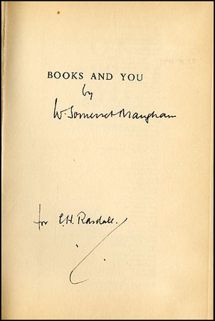 Lot #519 W. Somerset Maugham - Image 1