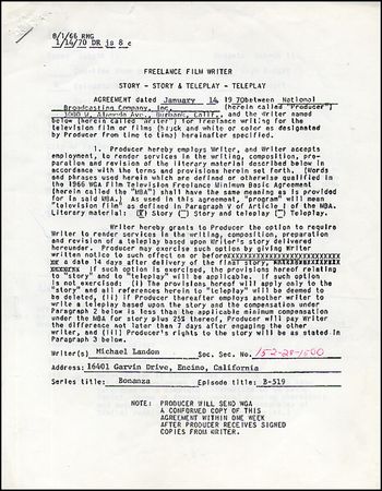 Lot #1595 Michael Landon - Image 3