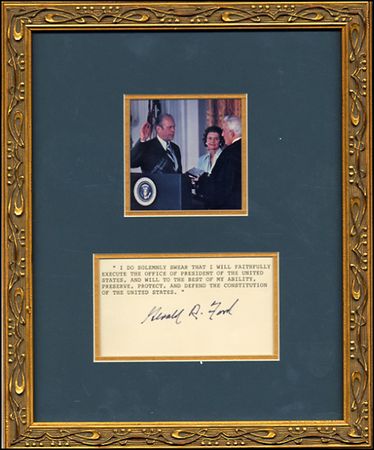Lot #30 Gerald Ford