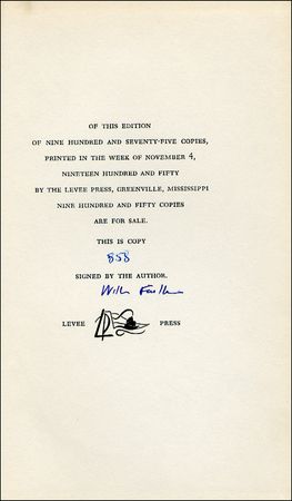 Lot #489 William Faulkner - Image 1