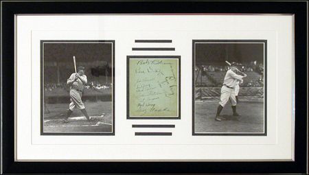 Lot #2293 Babe Ruth and Lou Gehrig - Image 2