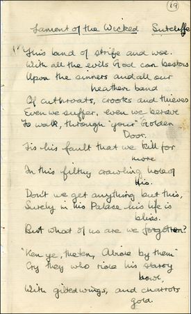 Lot #650 Beatles: Sutcliffe, Stuart - Image 1