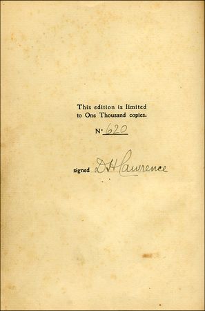 Lot #515 D. H. Lawrence - Image 1