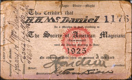 Lot #1479 Harry Houdini - Image 1