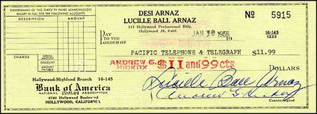 Lot #1003 Lucille Ball and Desi Arnaz - Image 1