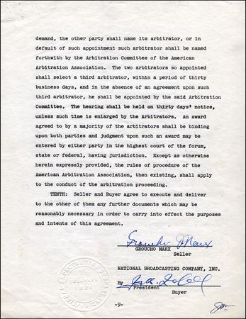 Lot #1669 Groucho Marx - Image 2