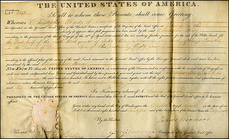 Lot 82 James Monroe