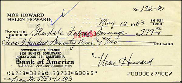 Lot 2148  Three Stooges: Howard, Moe
