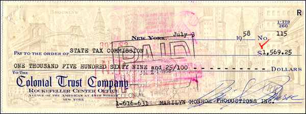 Lot 1788 Marilyn Monroe