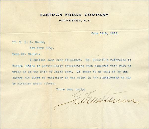 Lot 172 George Eastman