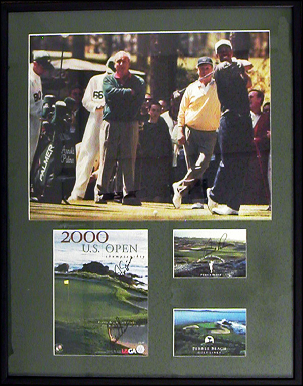 Lot 2419  Golf: Woods, Nicklaus and Palmer
