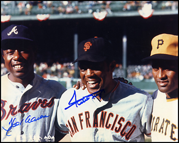 Lot 2284 Hank Aaron and Willie Mays