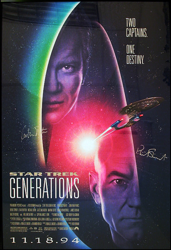Lot 2087  Star Trek:Shatner and Stewart