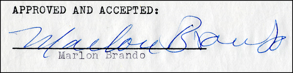 Lot 1101 Marlon Brando