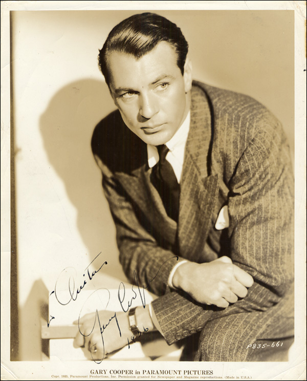 Lot 1194 Gary Cooper