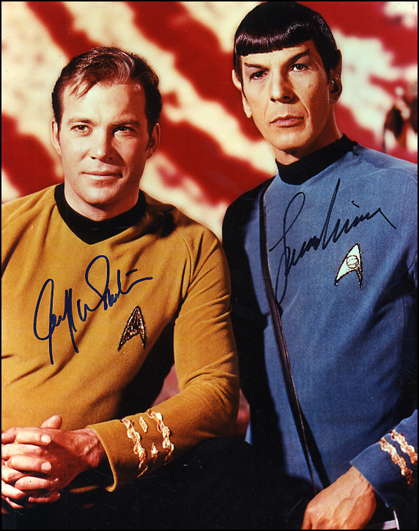 Lot 2086  Star Trek: Shatner and Nimoy