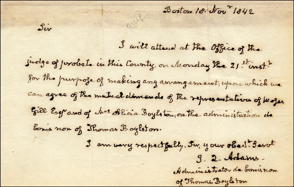 Lot 2 John Quincy Adams