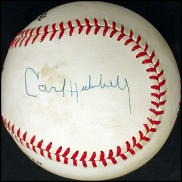 Lot 2445 Carl Hubbell