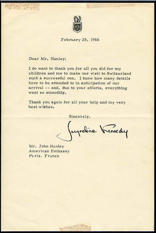 Lot 71 Jacqueline Kennedy