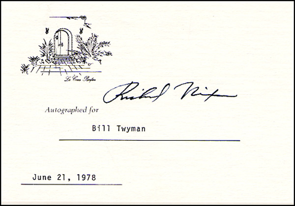 Lot 87 Richard Nixon