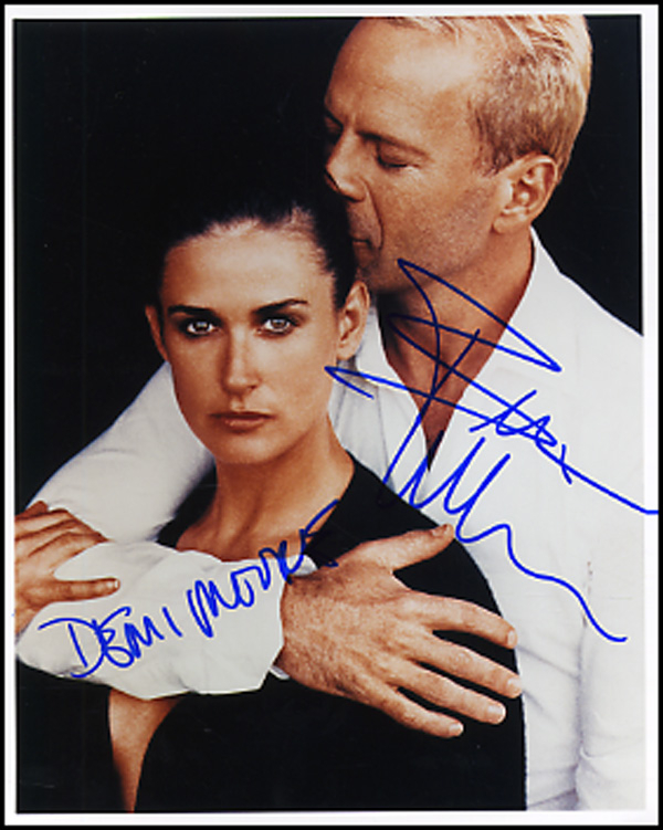 Lot 2244 Bruce Willis and Demi Moore