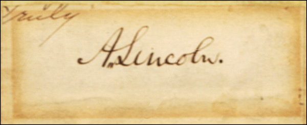 Lot 80 Abraham Lincoln