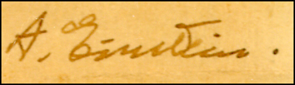 Lot 175 Albert Einstein