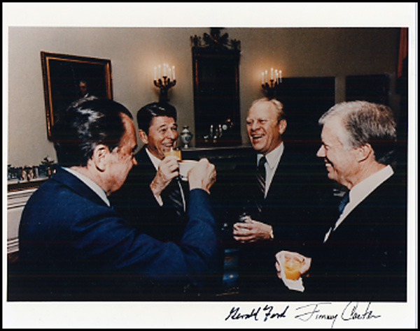 Lot 55 Gerald Ford and Jimmy Carter