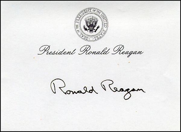 Lot 95 Ronald Reagan