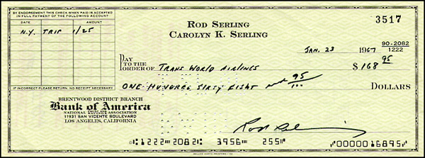 Lot 2020 Rod Serling