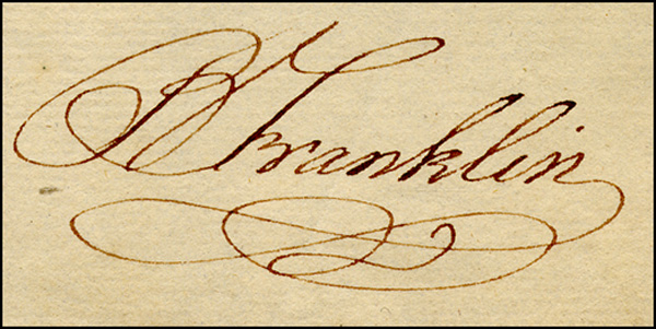 Lot 9 Benjamin Franklin