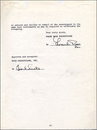 Lot #931 Frank Sinatra - Image 2