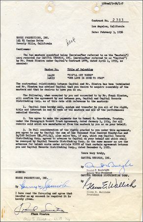 Lot #930 Frank Sinatra - Image 2