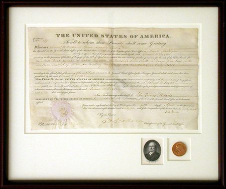 Lot #25 John Quincy Adams